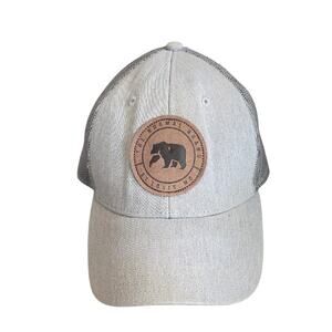 The Normal Brand Leather Patch Dano Gray Hat Snapback
